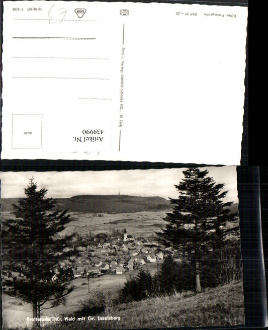 439990, Brotterode Total with Großer Inselsberg
