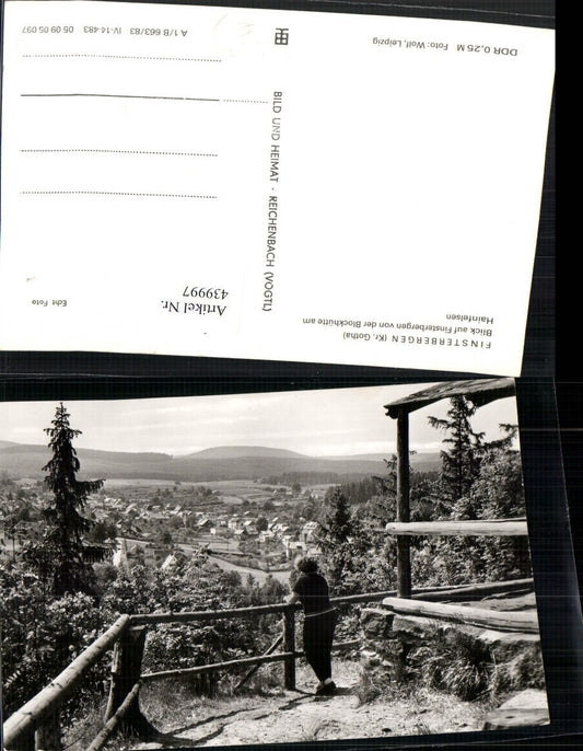 439997,Finsterbergen Totale von d. Blockhütte am Hainfelsen pub VEB