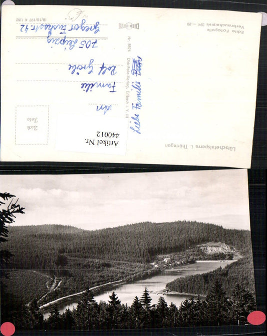 440012, Lütschetalsperre Dam in Thuringia near Frankenhain