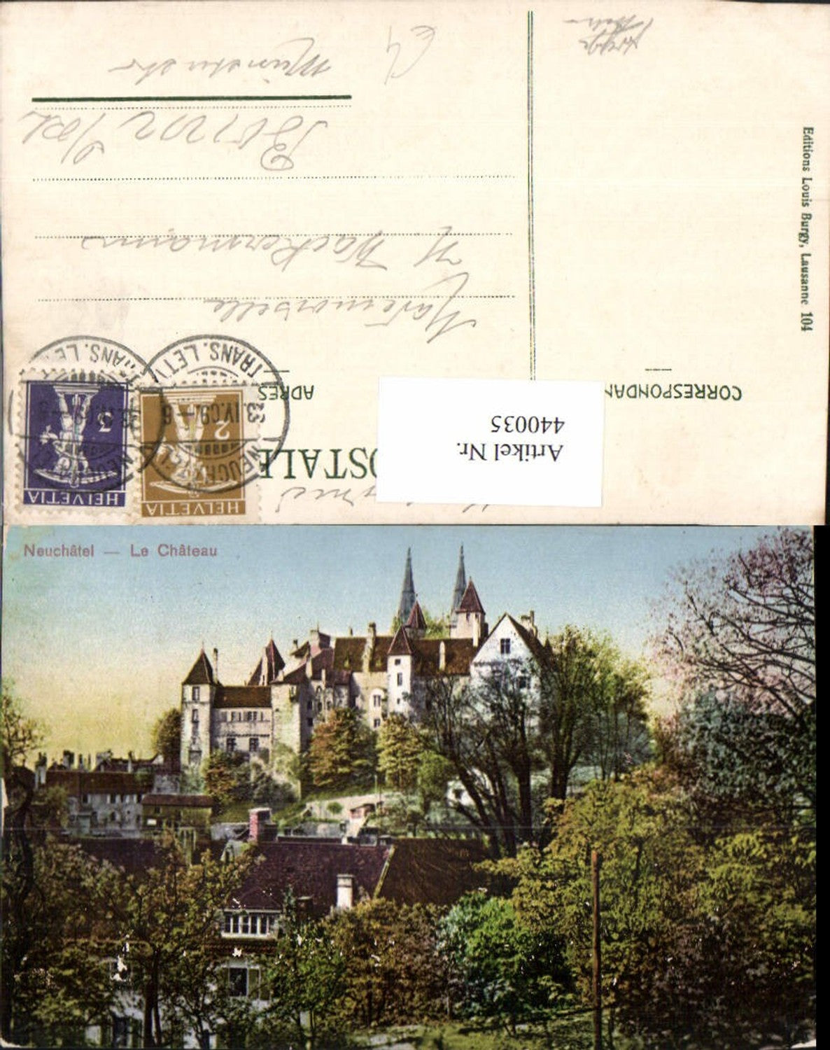 Alte Ansichtskarte – Old Postcard