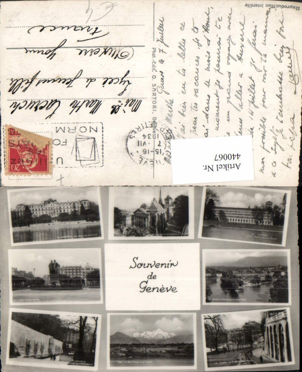 Alte Ansichtskarte – Old Postcard