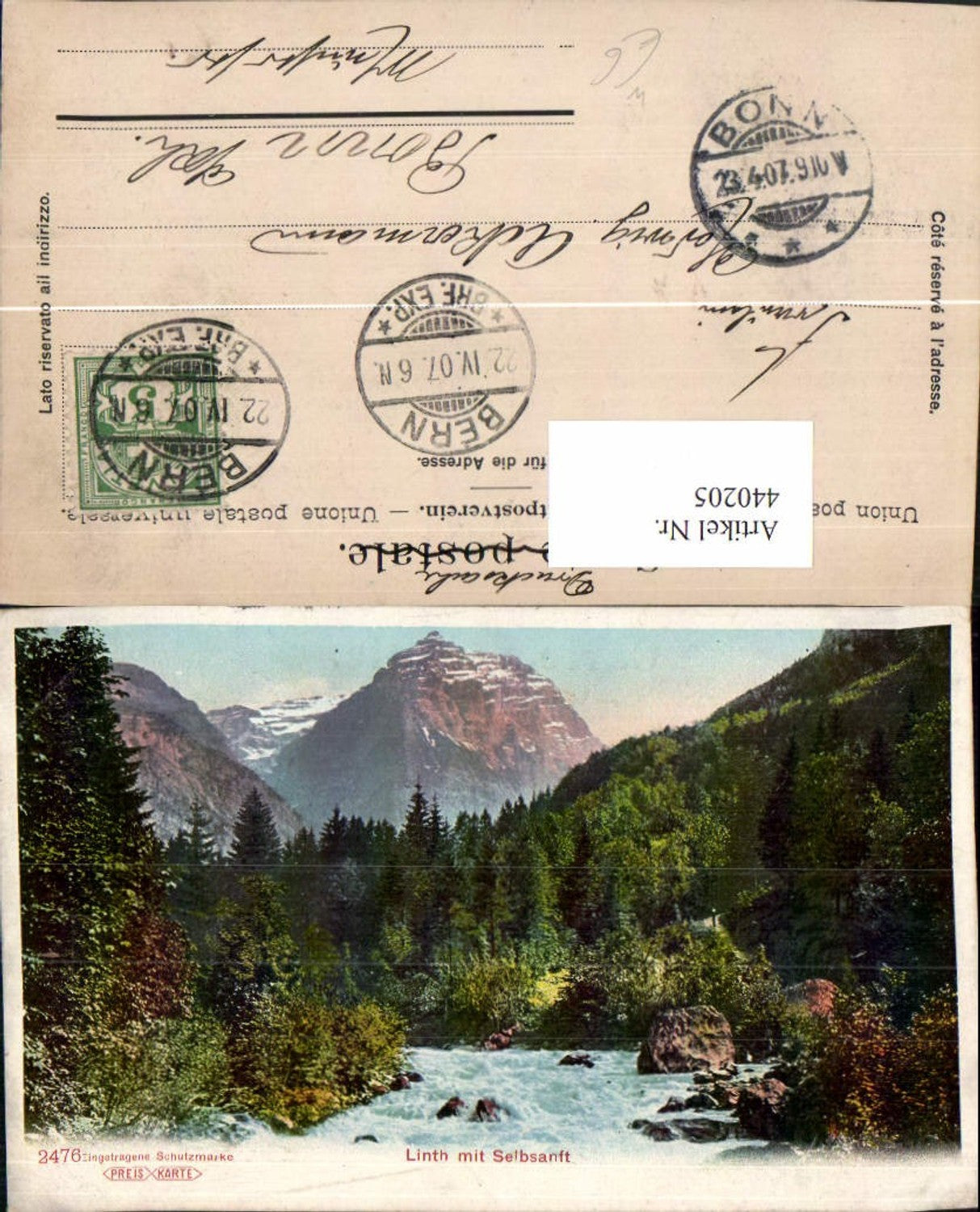 Alte Ansichtskarte – Old Postcard