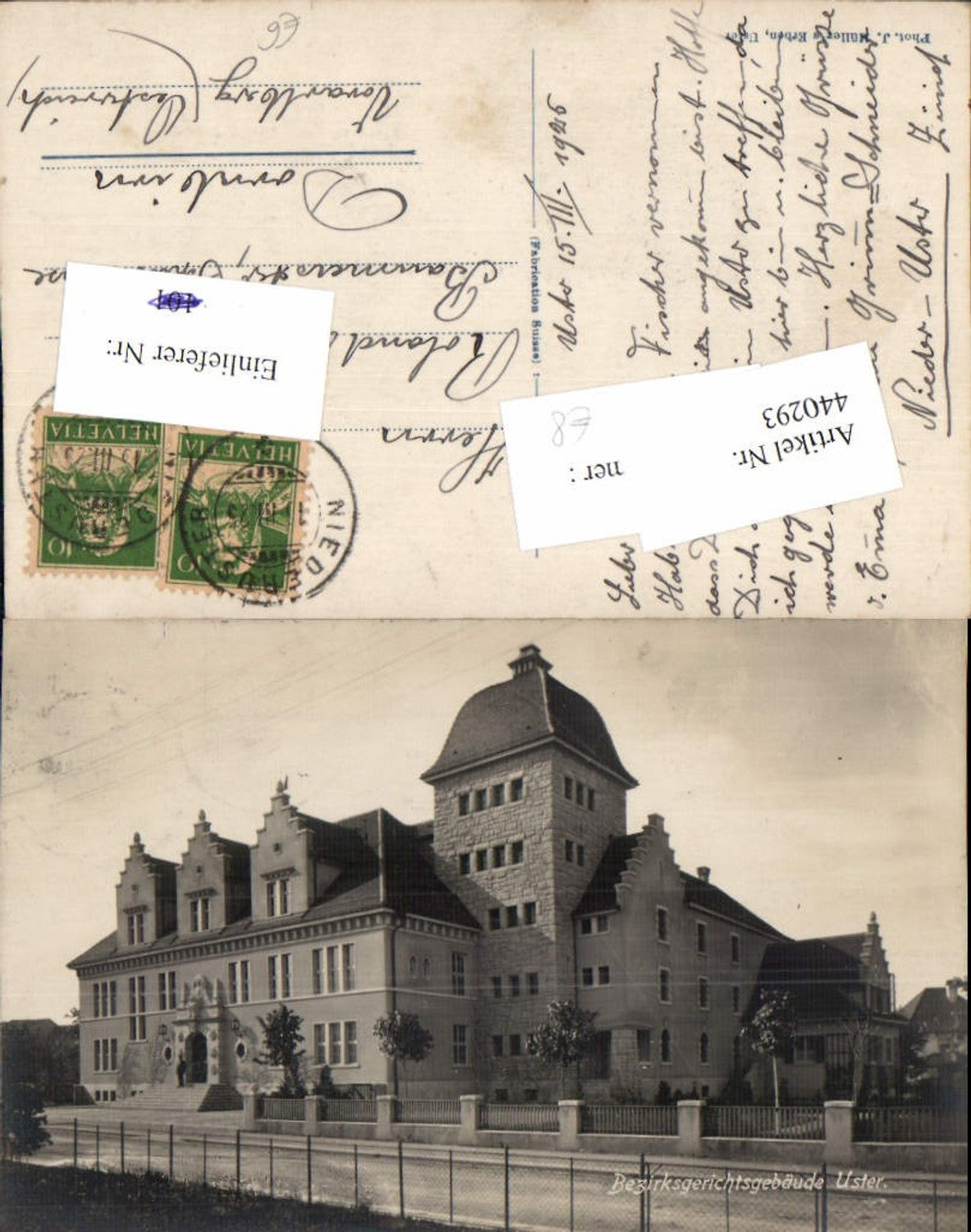 Alte Ansichtskarte – Old Postcard