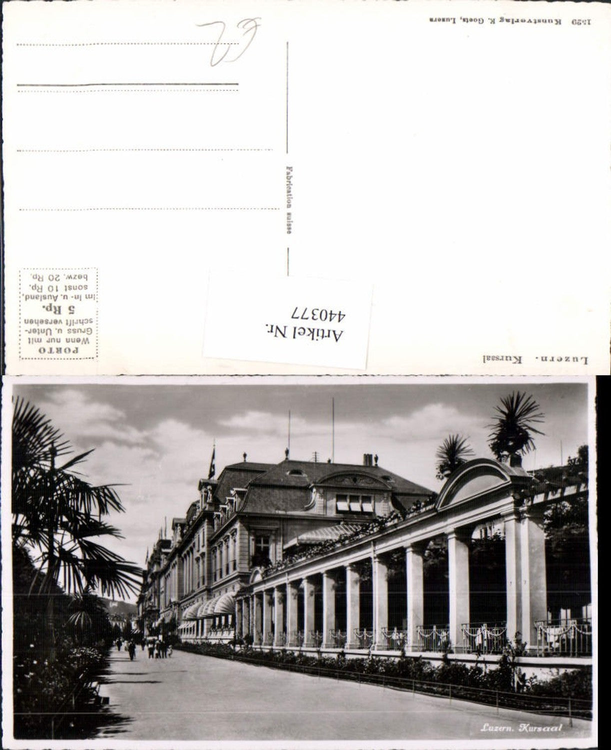Alte Ansichtskarte – Old Postcard