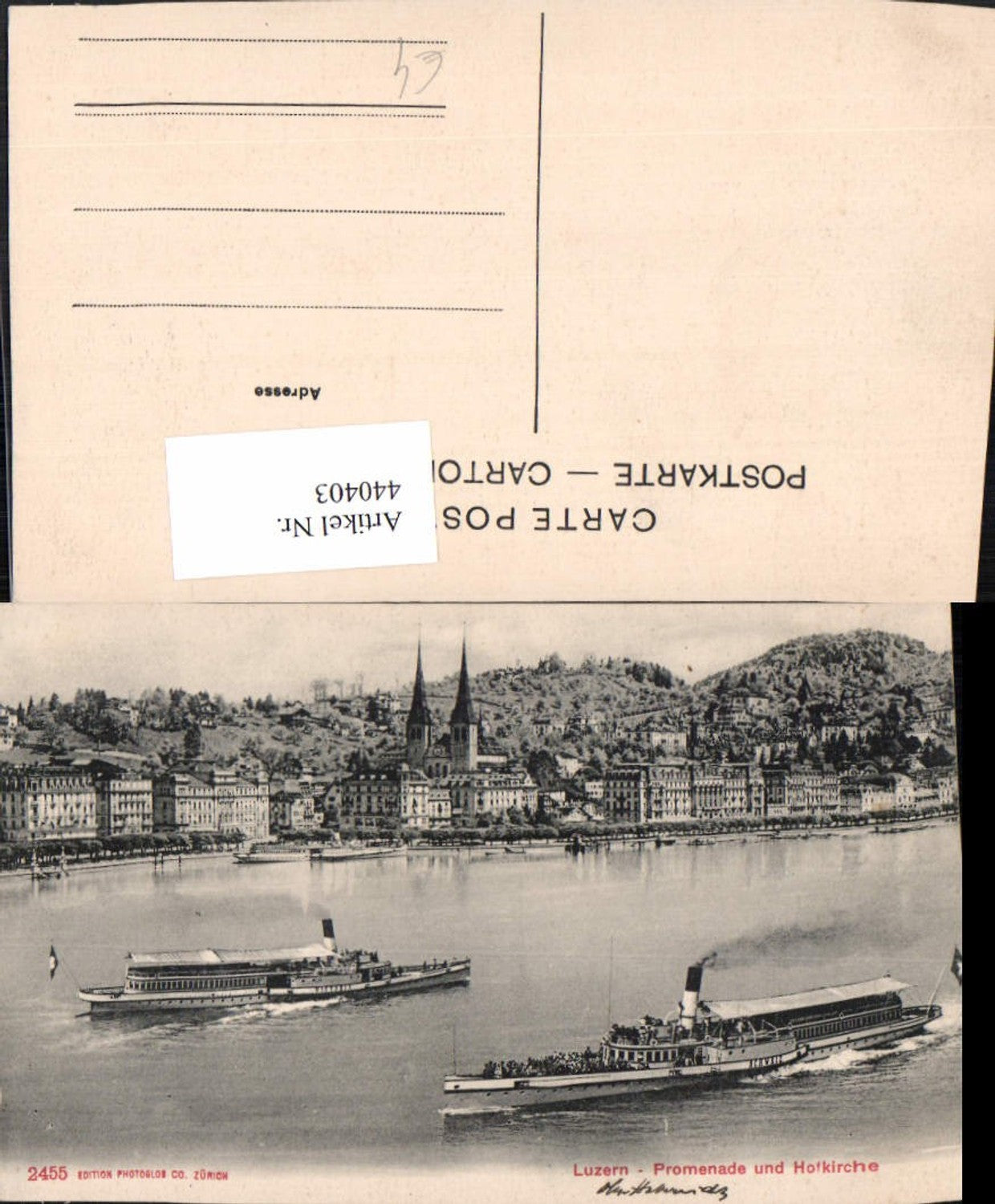 Alte Ansichtskarte – Old Postcard