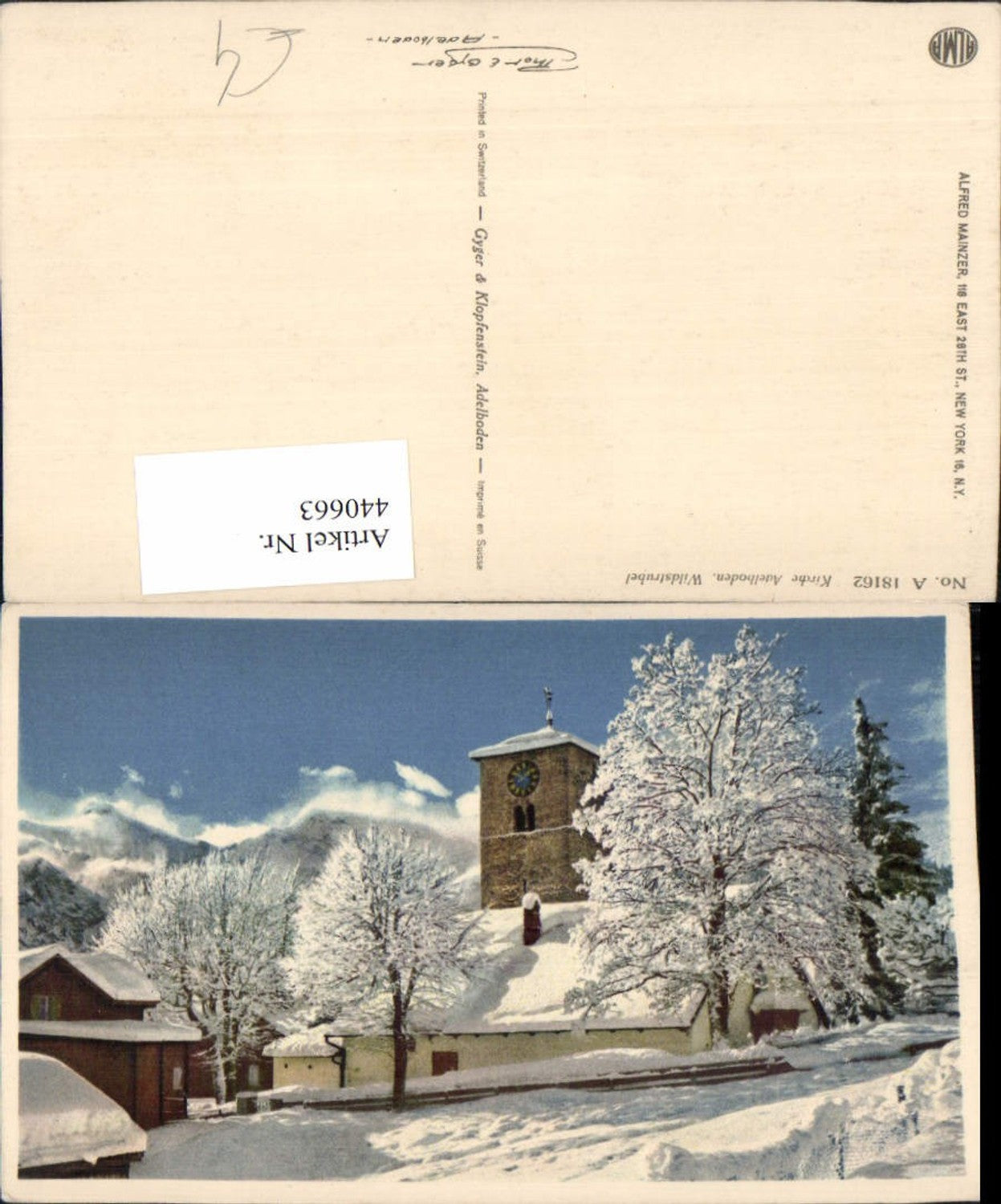 Alte Ansichtskarte – Old Postcard