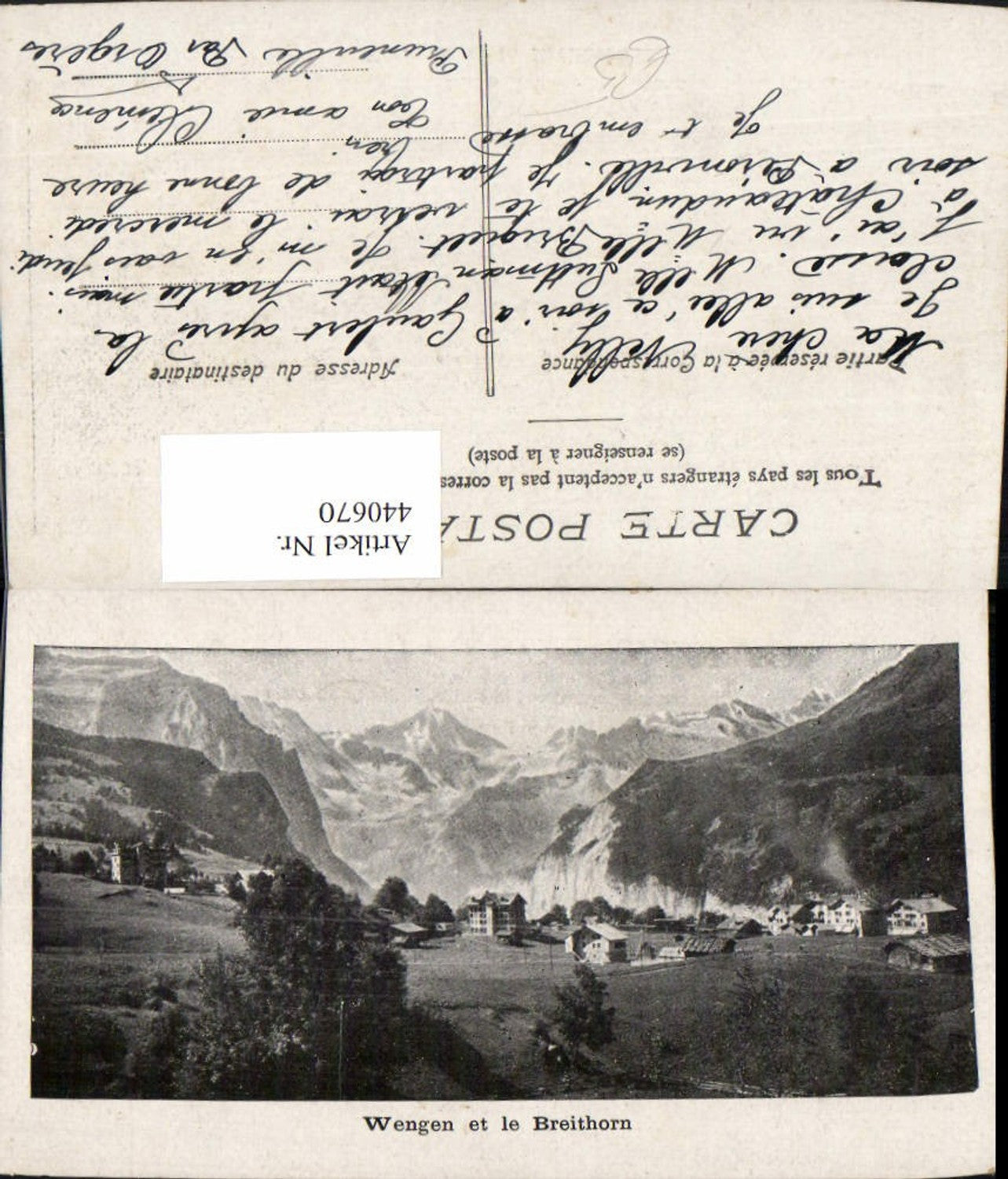 Alte Ansichtskarte – Old Postcard