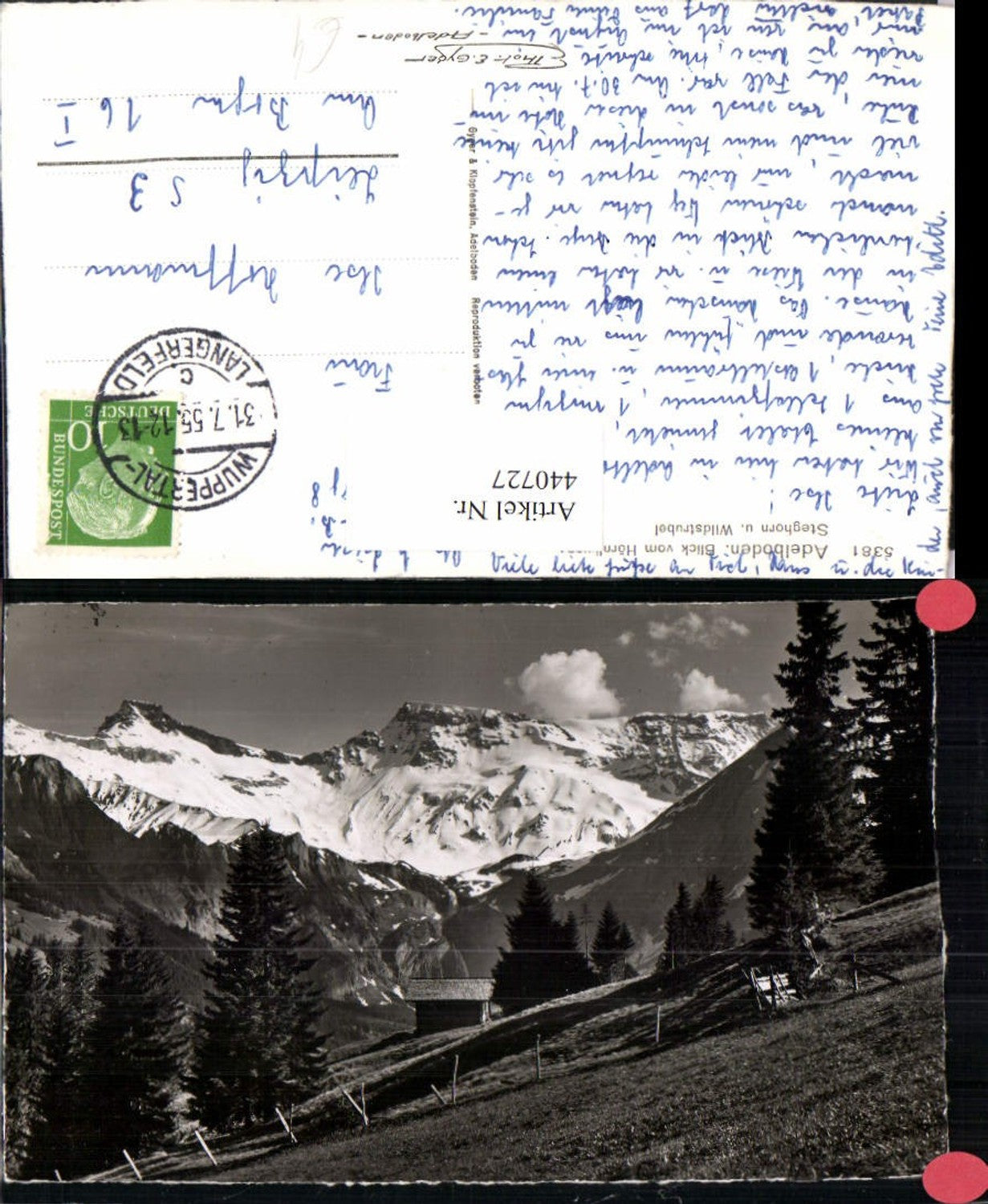 Alte Ansichtskarte – Old Postcard