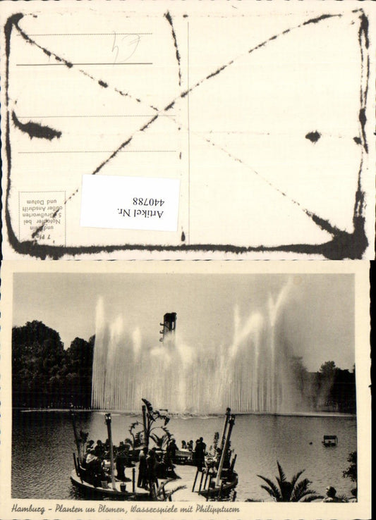 440788,Hamburg Planten und Blomen Wasserspiele m. Philippturm
