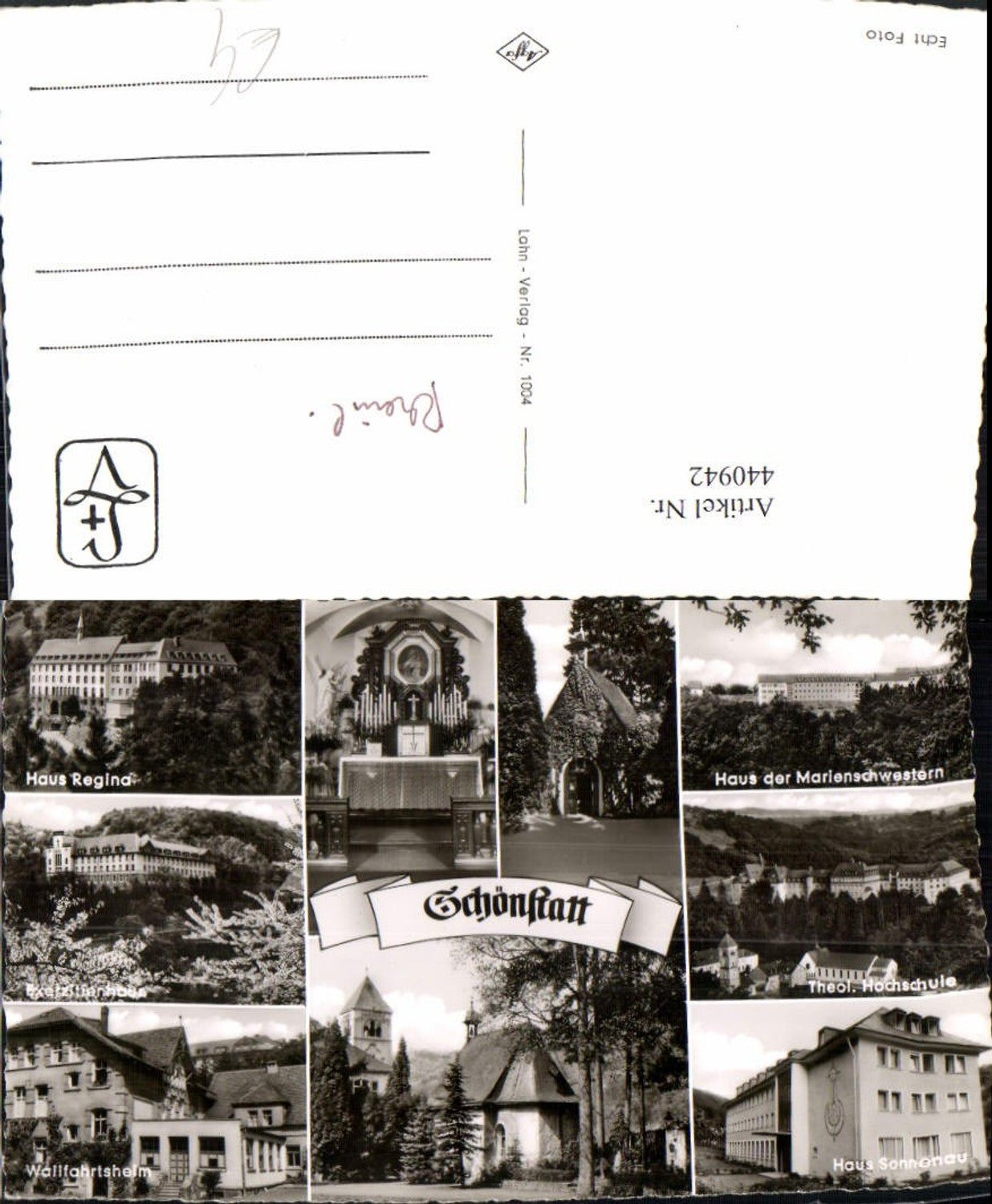 440942,Schönstatt Vallendar am Rhein Hochschule Kirche Häuser Mehrbildkarte