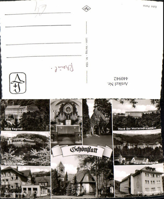 440942,Schönstatt Vallendar am Rhein Hochschule Kirche Häuser Mehrbildkarte