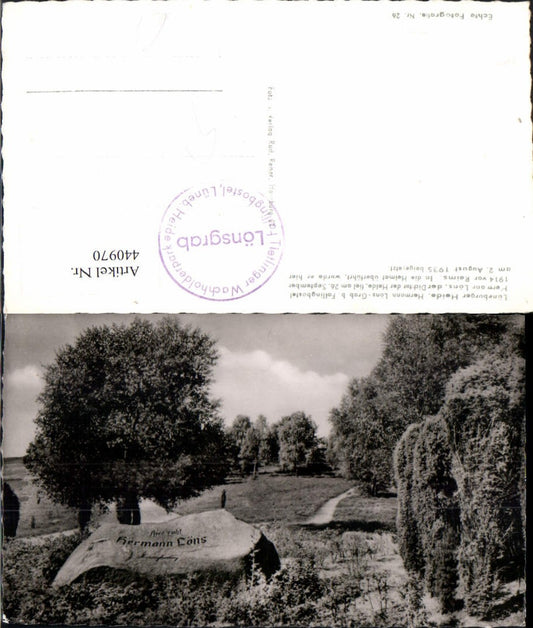 440970,Lüneburger Heide Hermann Löns-Grab b. Fallingbostel