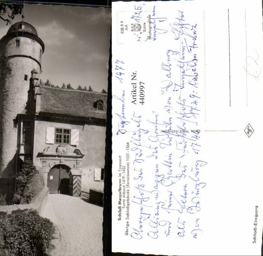 440997,Schloss Mespelbrunn im Spessart Turm