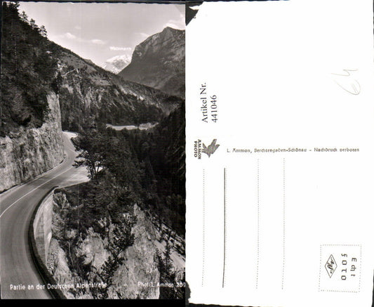 441046,Partie an d. Deutschen Alpenstraße m. Watzmann Bergkulisse
