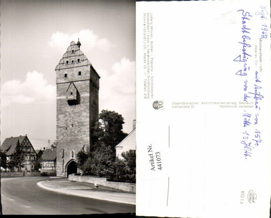 441073,Münnerstadt Oberes Tor Turm