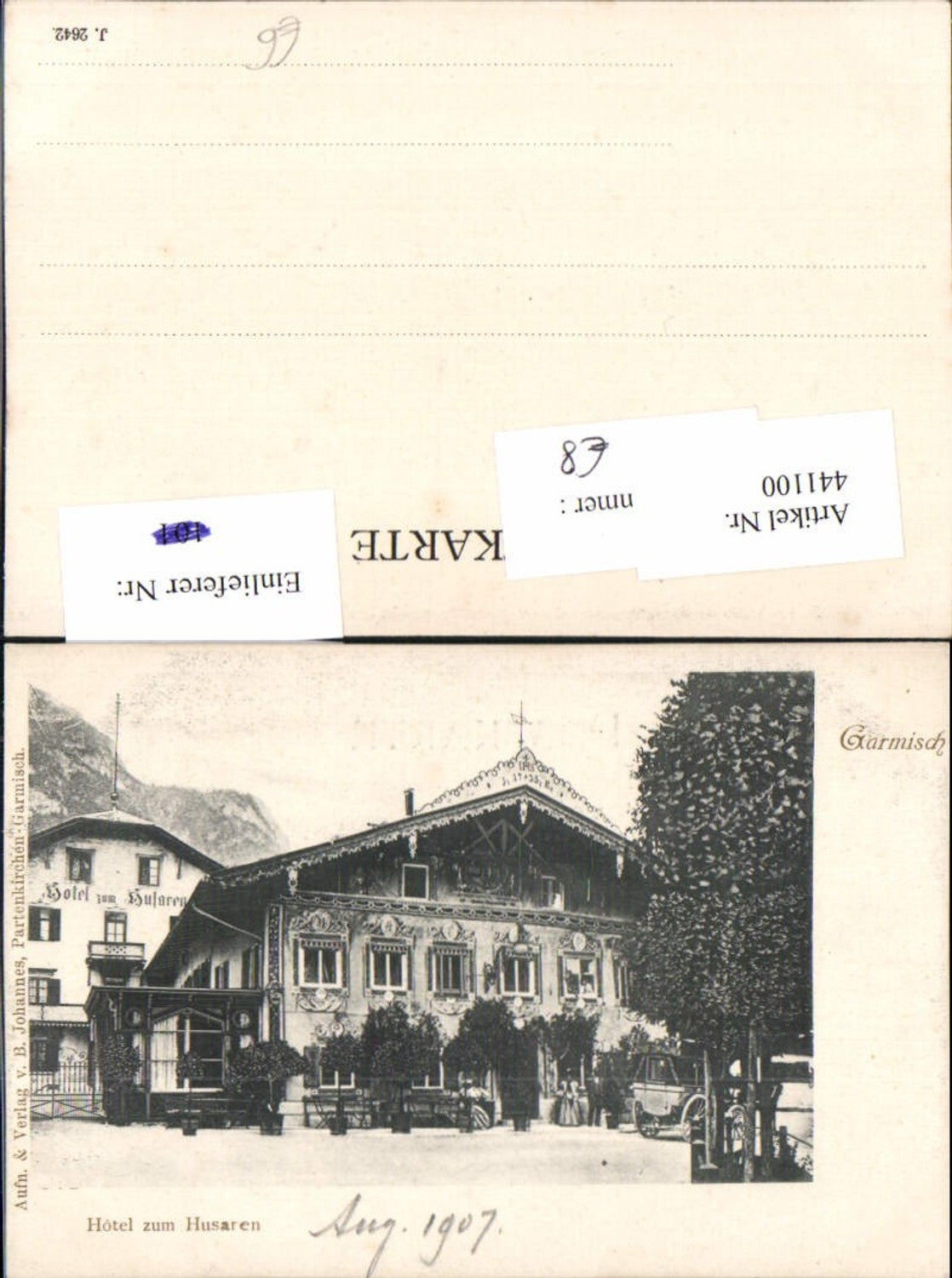 441100,Garmisch Hotel zum Husaren