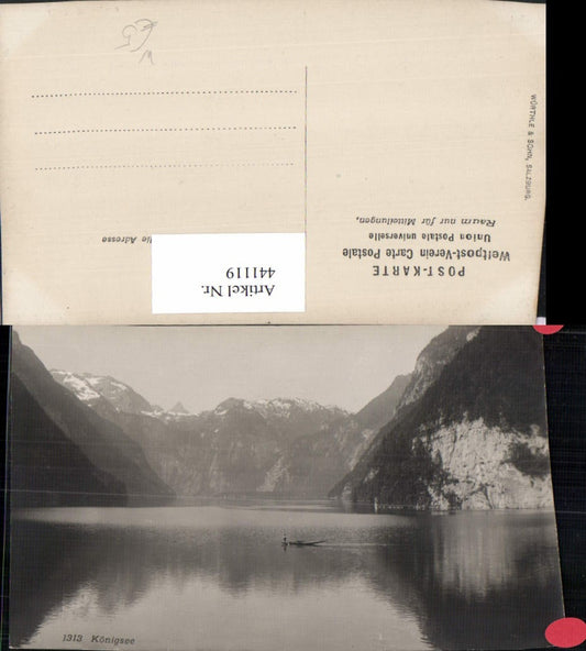 441119,Königssee See b. Schönau Bergkulisse