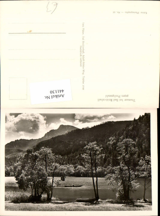 441130,Thumsee See b. Bad Reichenhall geg. Predigtstuhl
