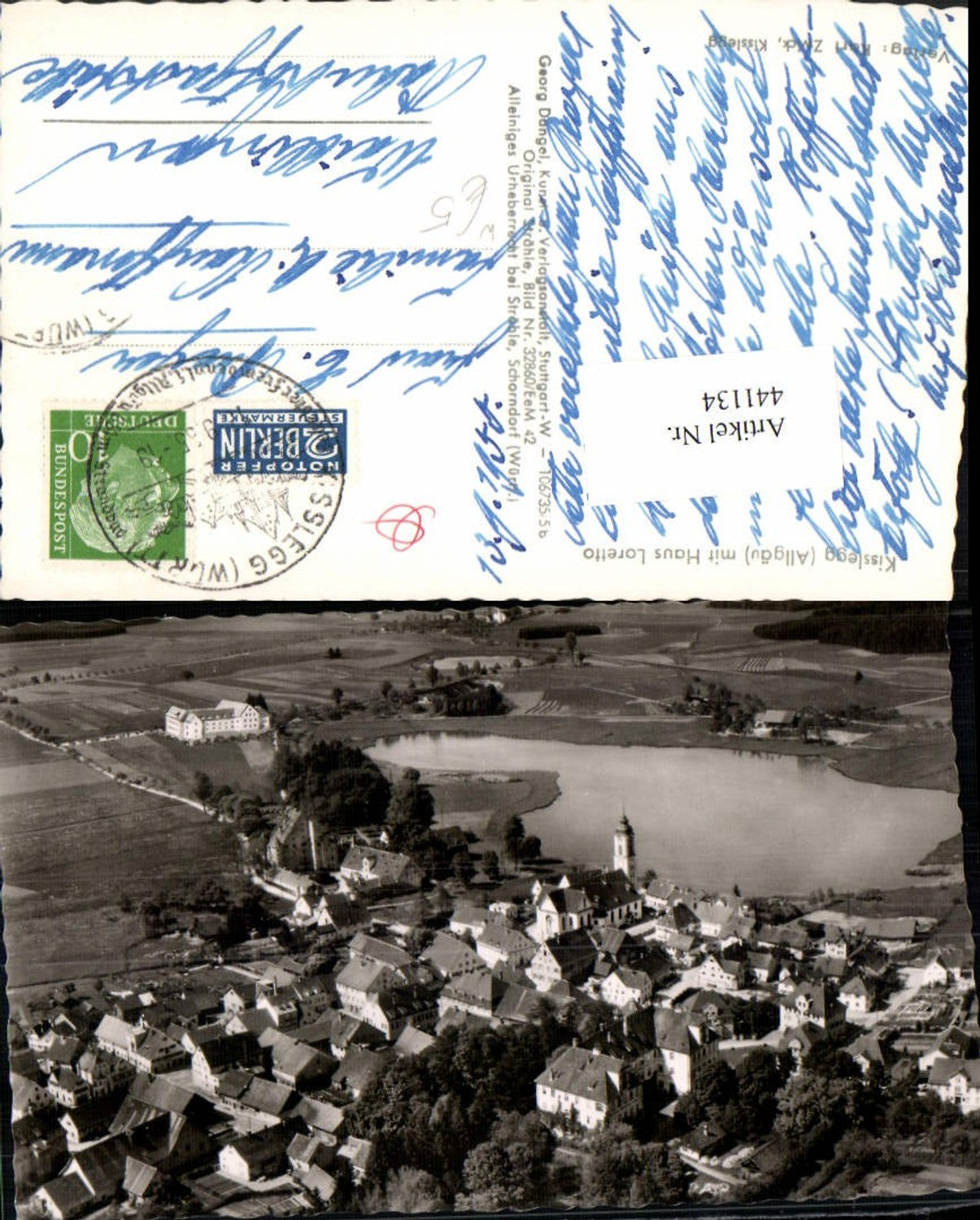 441134,Kisslegg Kißlegg im Allgäu Totale m. Haus Loretto