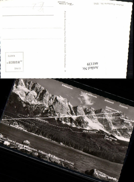 441139,Eibsee See b. Grainau geg. Waxenstein Bergkulisse pub H. Huber 10745