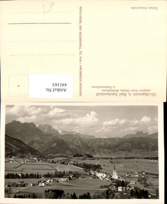 441163,Großgmain b. Bad Reichenhall Totale Bergkulisse