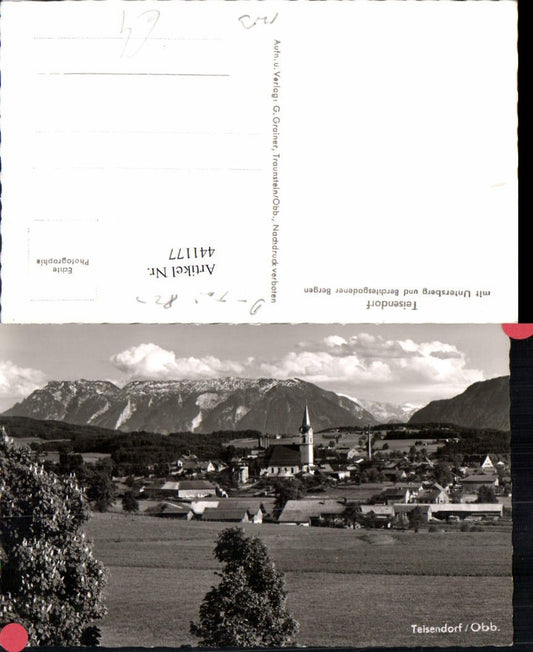 441177,Teisendorf Totale m. Untersberg Bergkulisse