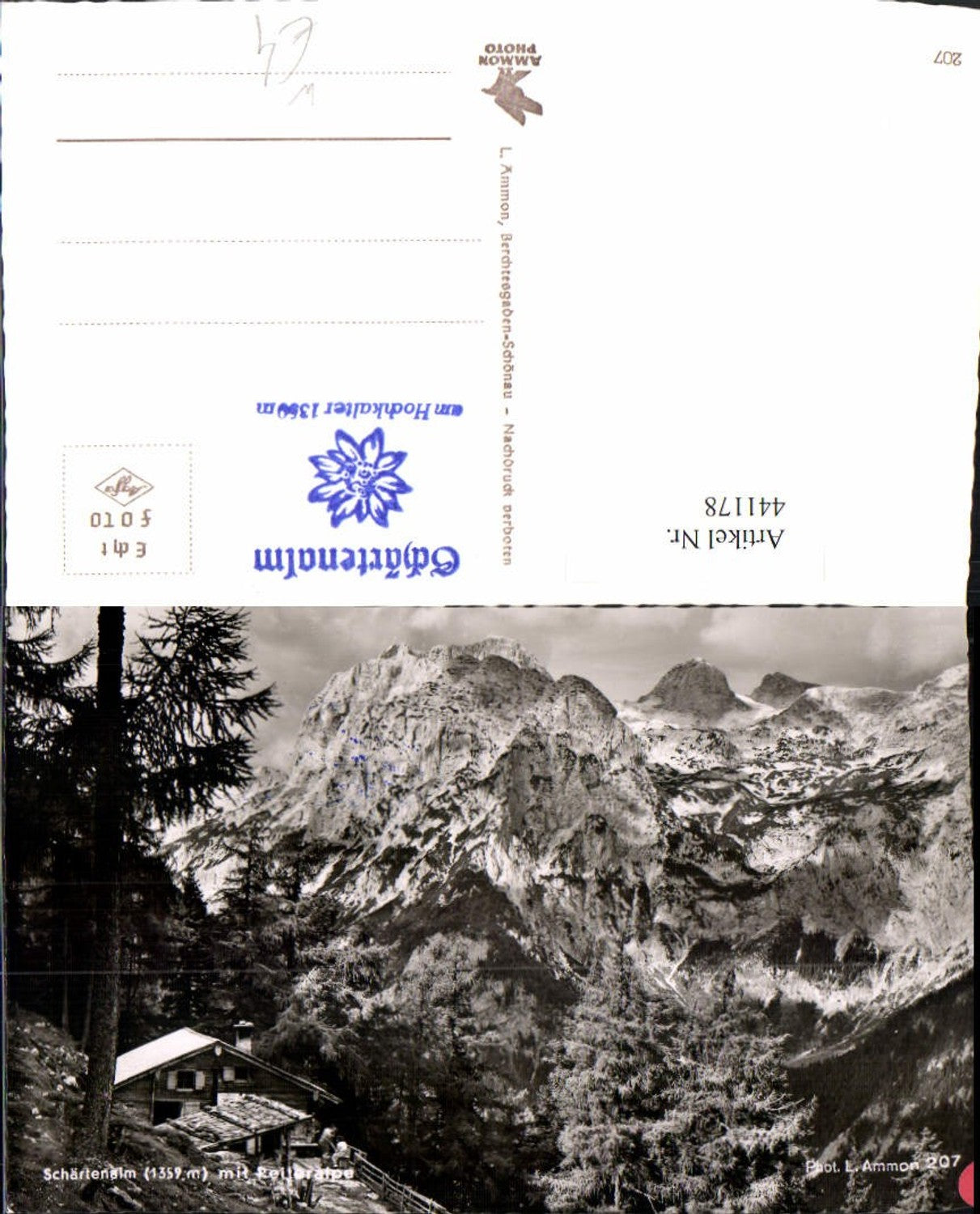 441178,Schärtenalm b. Berchtesgaden m. Reiteralpe Bergkulisse