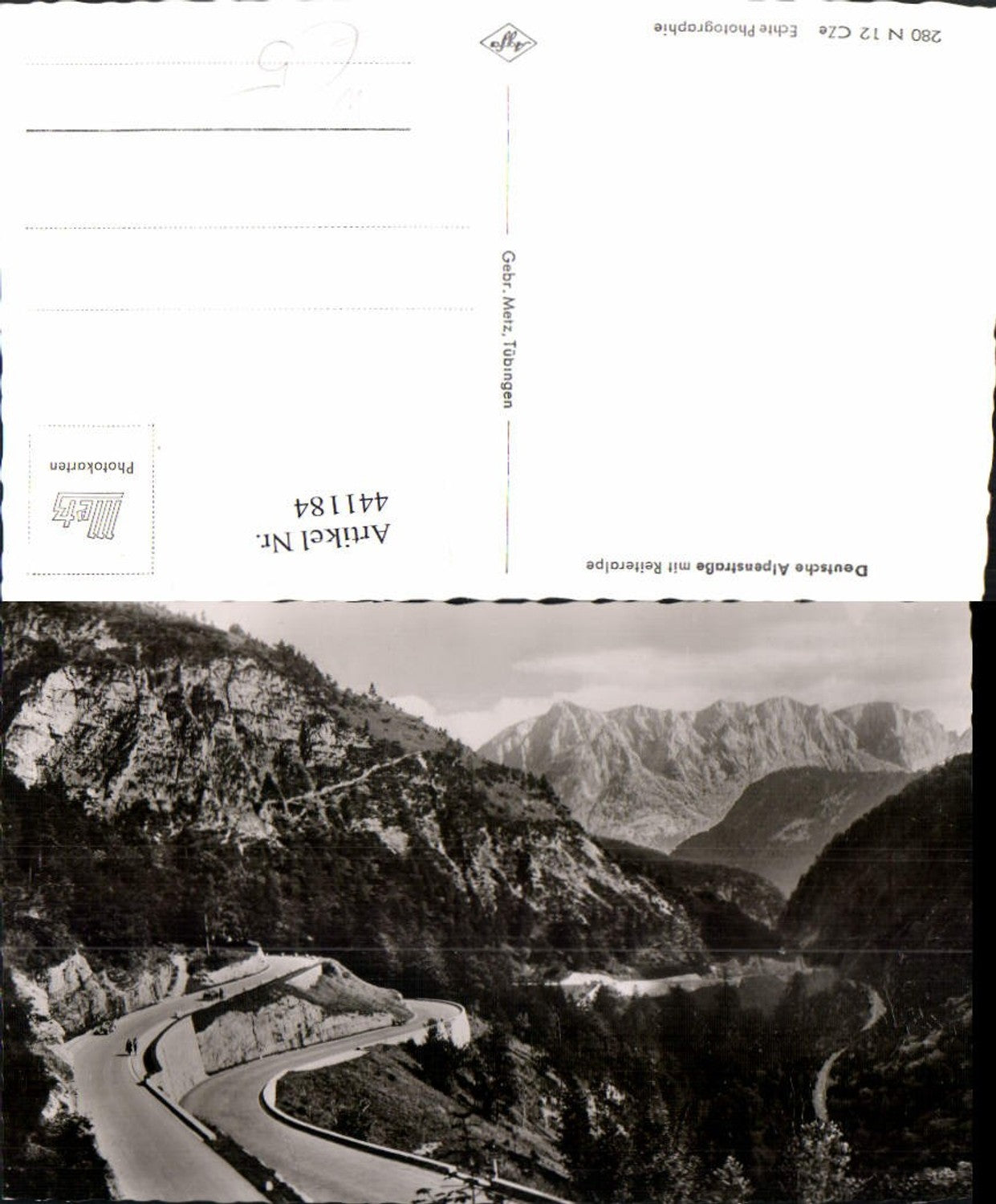 441184,Deutsche Alpenstraße m. Reiteralpe b. Berchtesgaden Bergkulisse