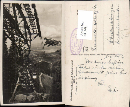 441248, Freiburg im Breisgau cable car Schauinsland cable car