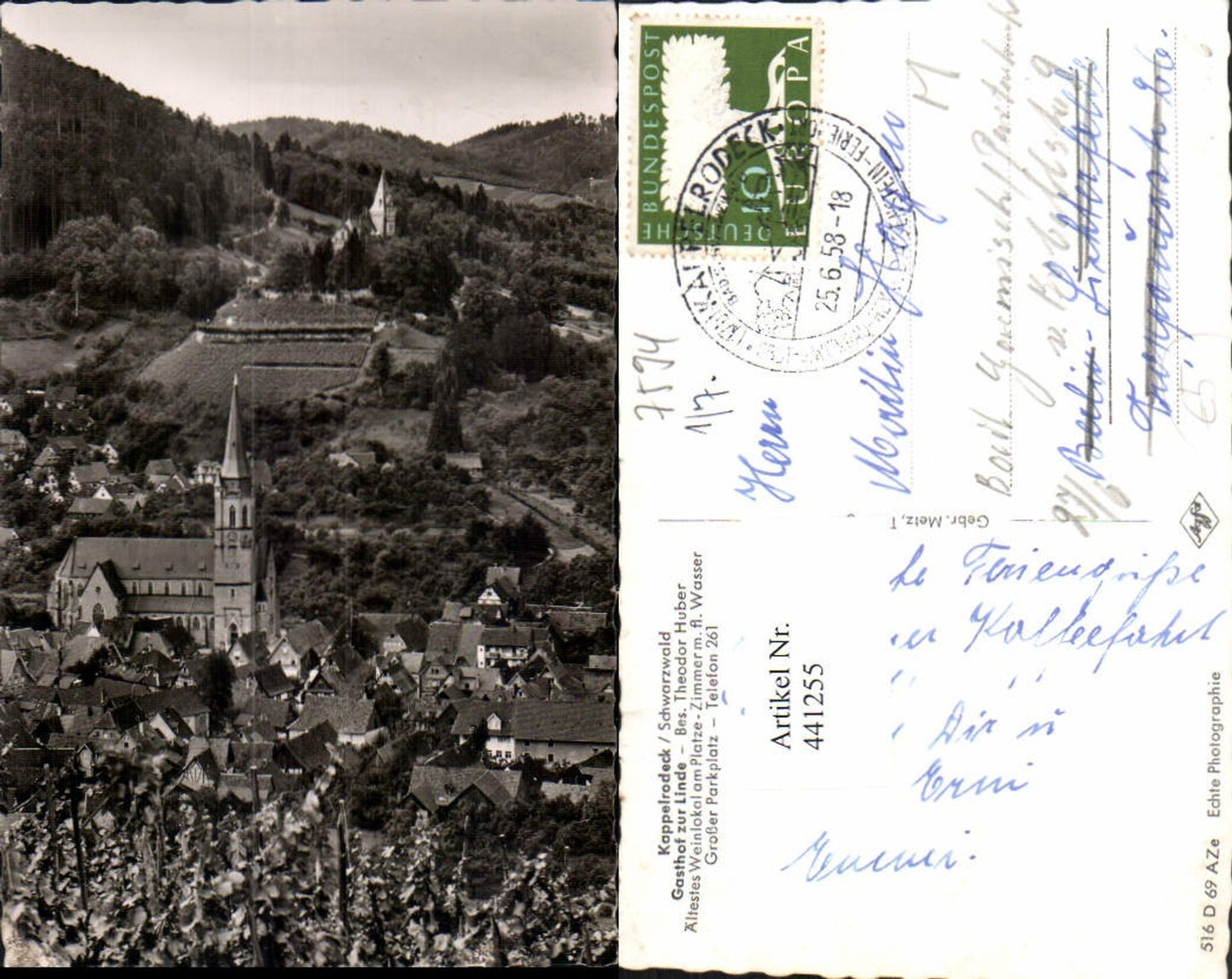 441255, Kappelrodeck in the Black Forest, church view