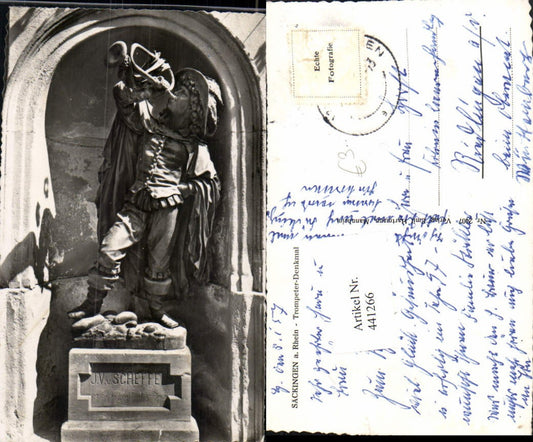 441266, Säckingen am Rhein Trumpeter Monument Statue