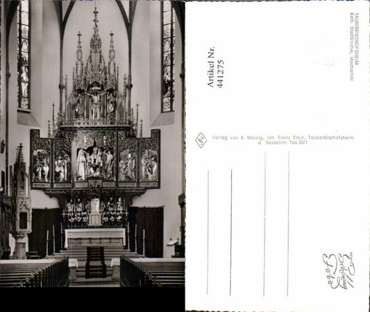 441275, Tauberbischofsheim Catholic City Church High Altar
