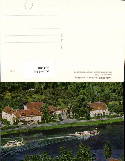 441280, Heidelberg Park Hotel Haarlass River Boats