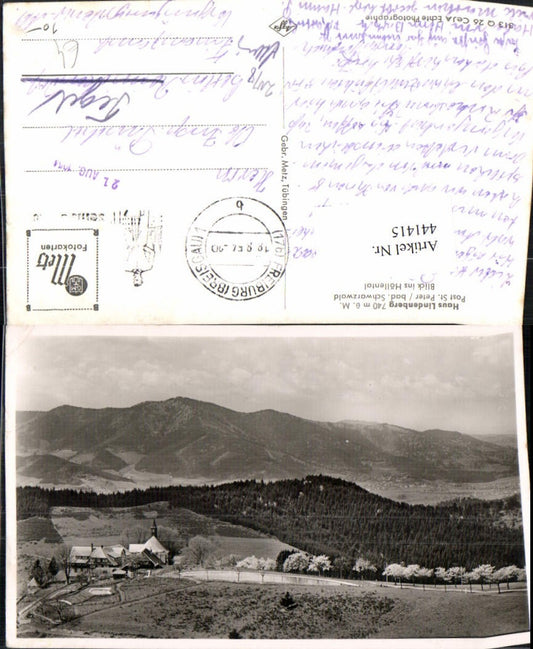 441415, St. Peter in the Black Forest, Lindenberg House, mountain scenery