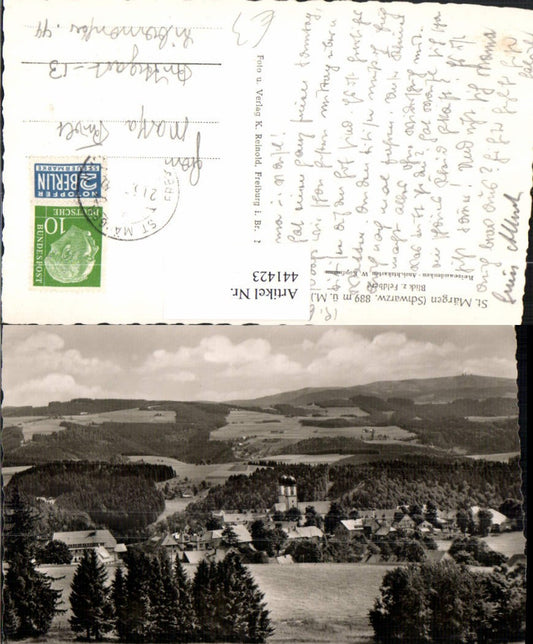 441423, St. Mägen in the Black Forest Total view including Feldberg