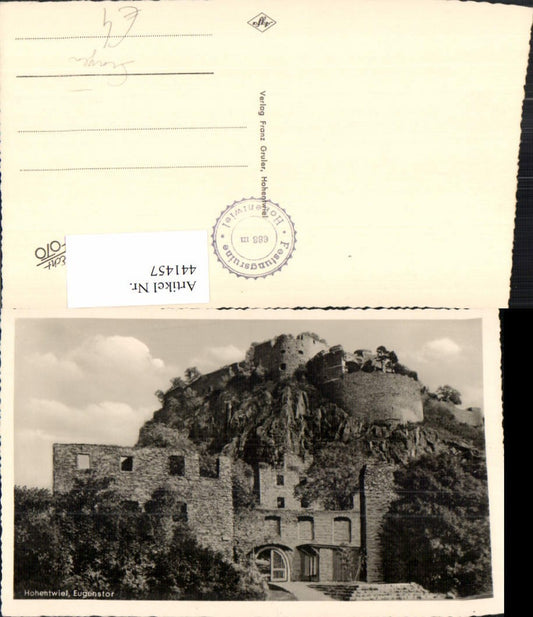 441457, Hohentwiel Castle near Singen Eugenstor
