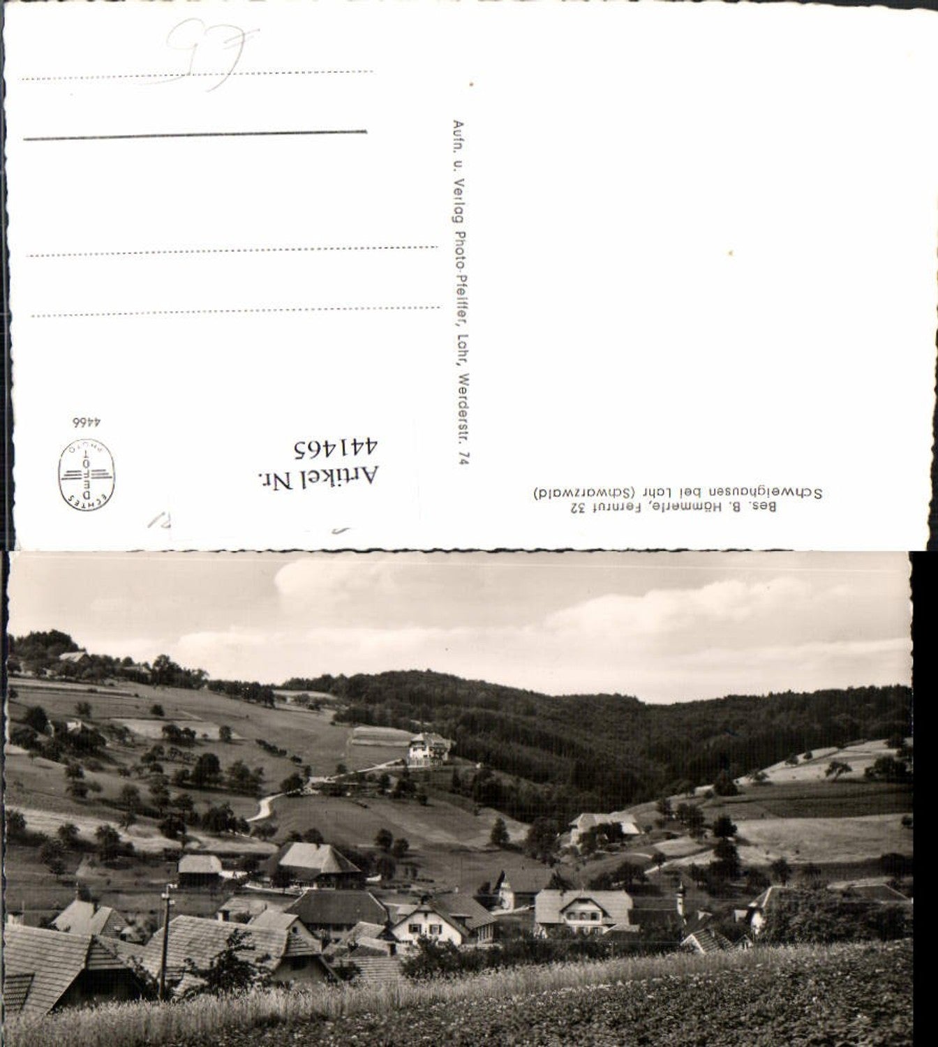 441465,Schweighausen b. Lahr im Schwarzwald Teilansicht