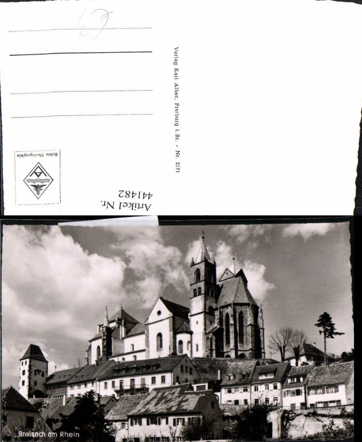 441482, Breisach am Rhein, partial view of church