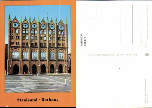 441497,Stralsund Rathaus Gebäude pub VEB