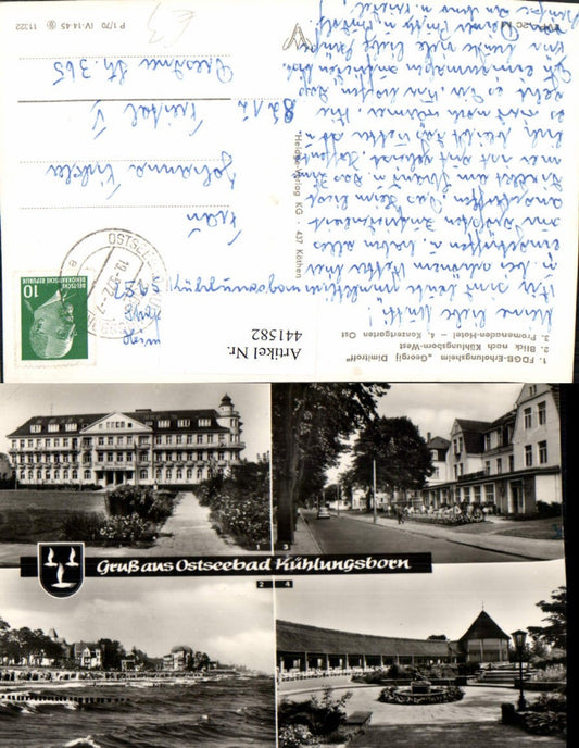 441582,Kühlungsborn Erholungsheim Promenaden-Hotel Mehrbildkarte