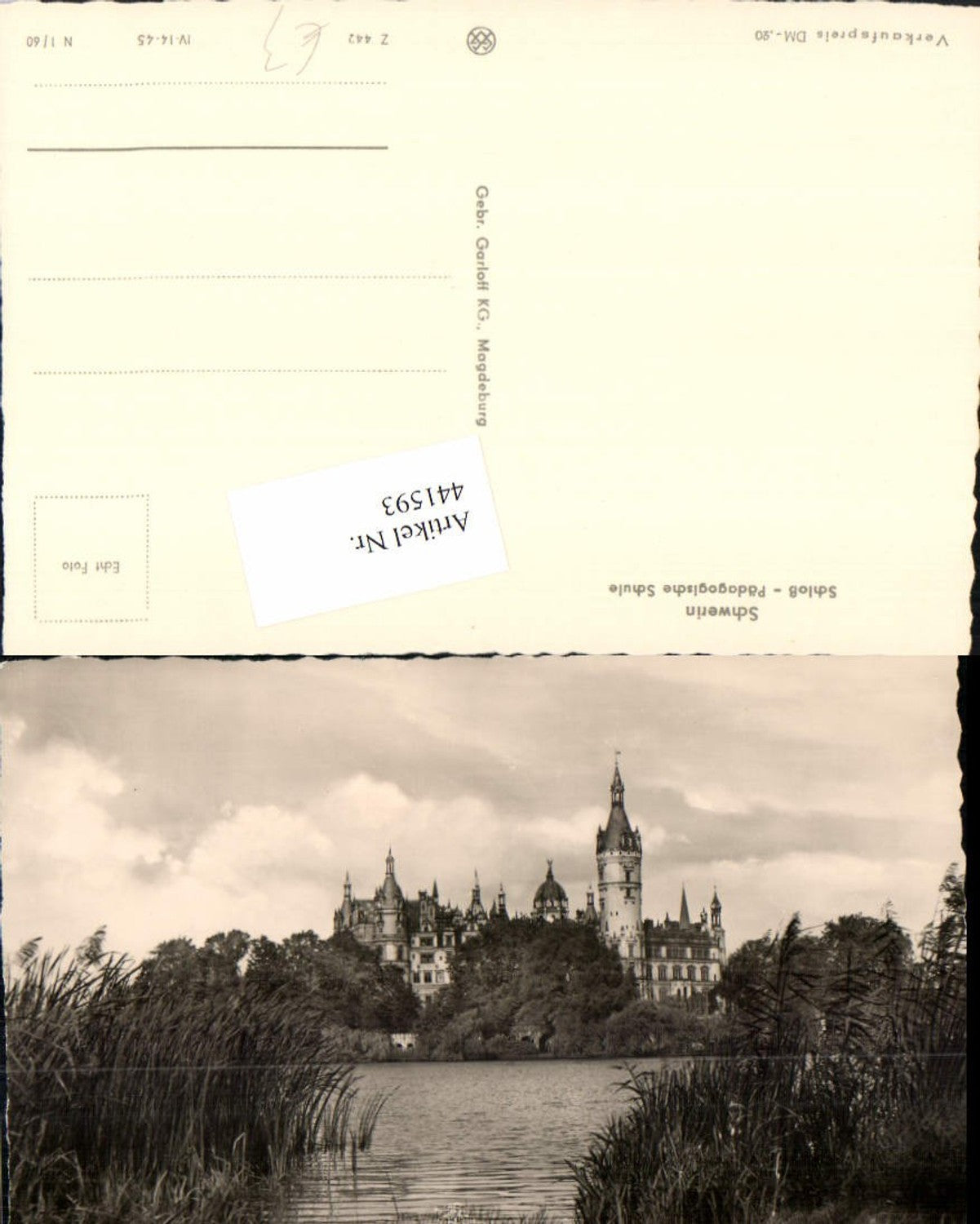 441593,Schwerin Schloss Pädagogische Schule