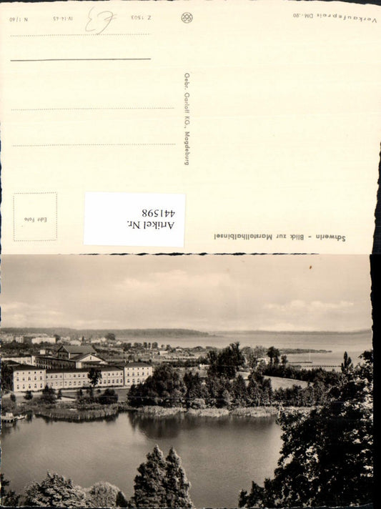 441598,Schwerin Blick zur Marstallhalbinsel