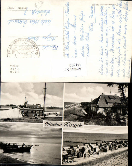 441599,Ostseebad Zingst Strand Strandleben Mehrbildkarte