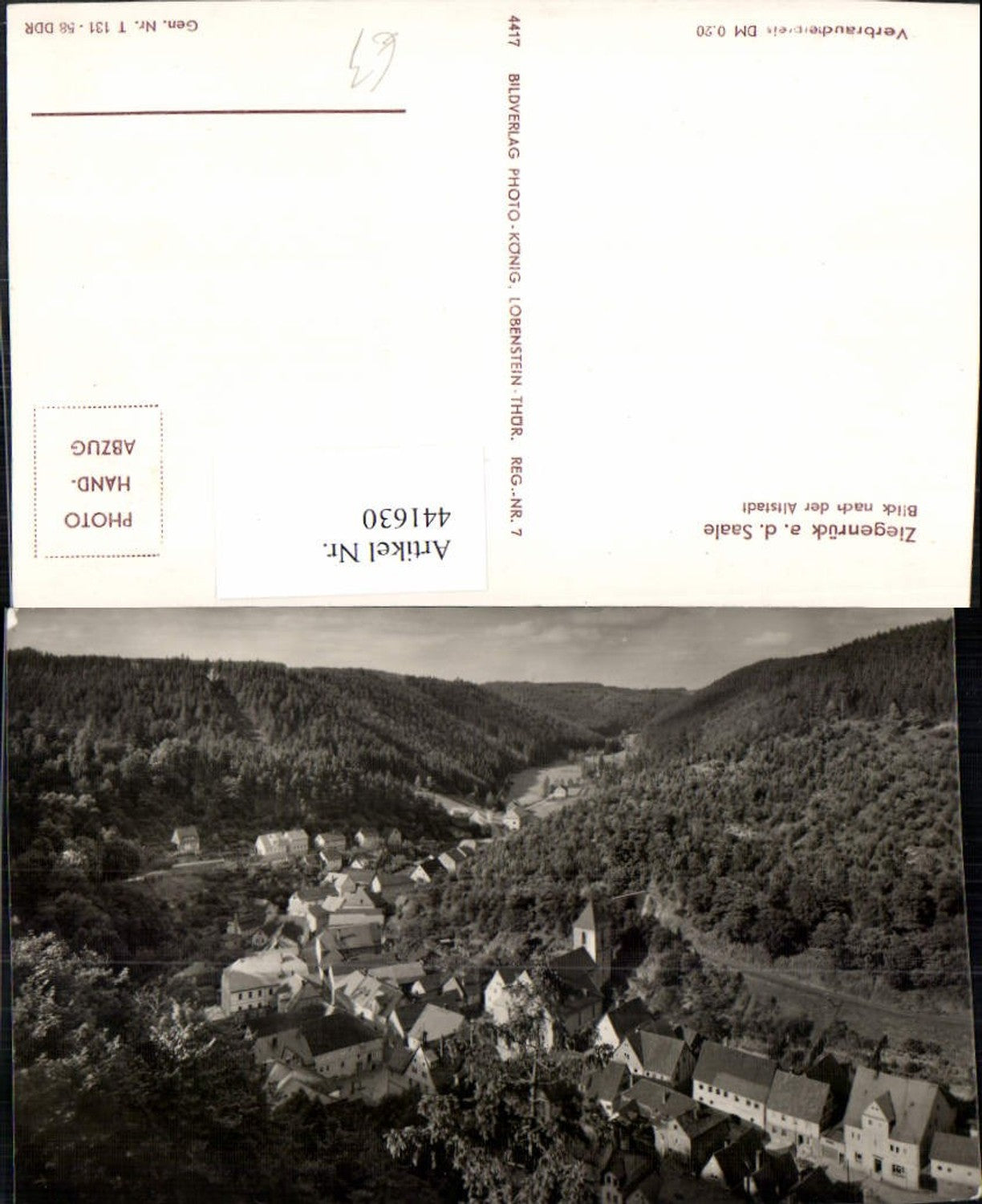 441630,Ziegenrück an d. Saale Totale