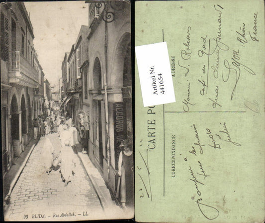 441654,Algeria Blida Rue Abdallah Straßenansicht Gasse