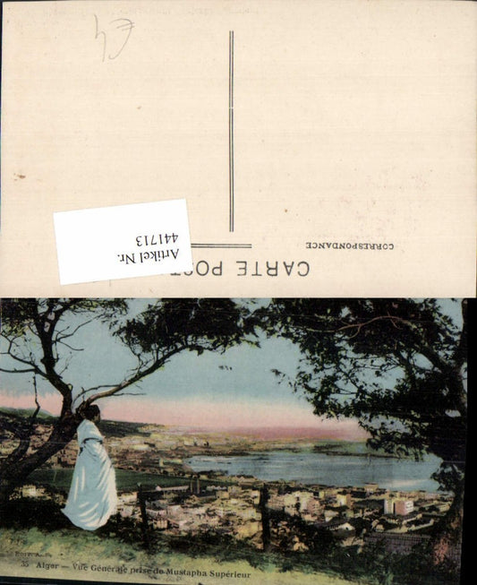 441713,Algeria Alger Algier Vue Generale prise de Mustapha Superieur Totale