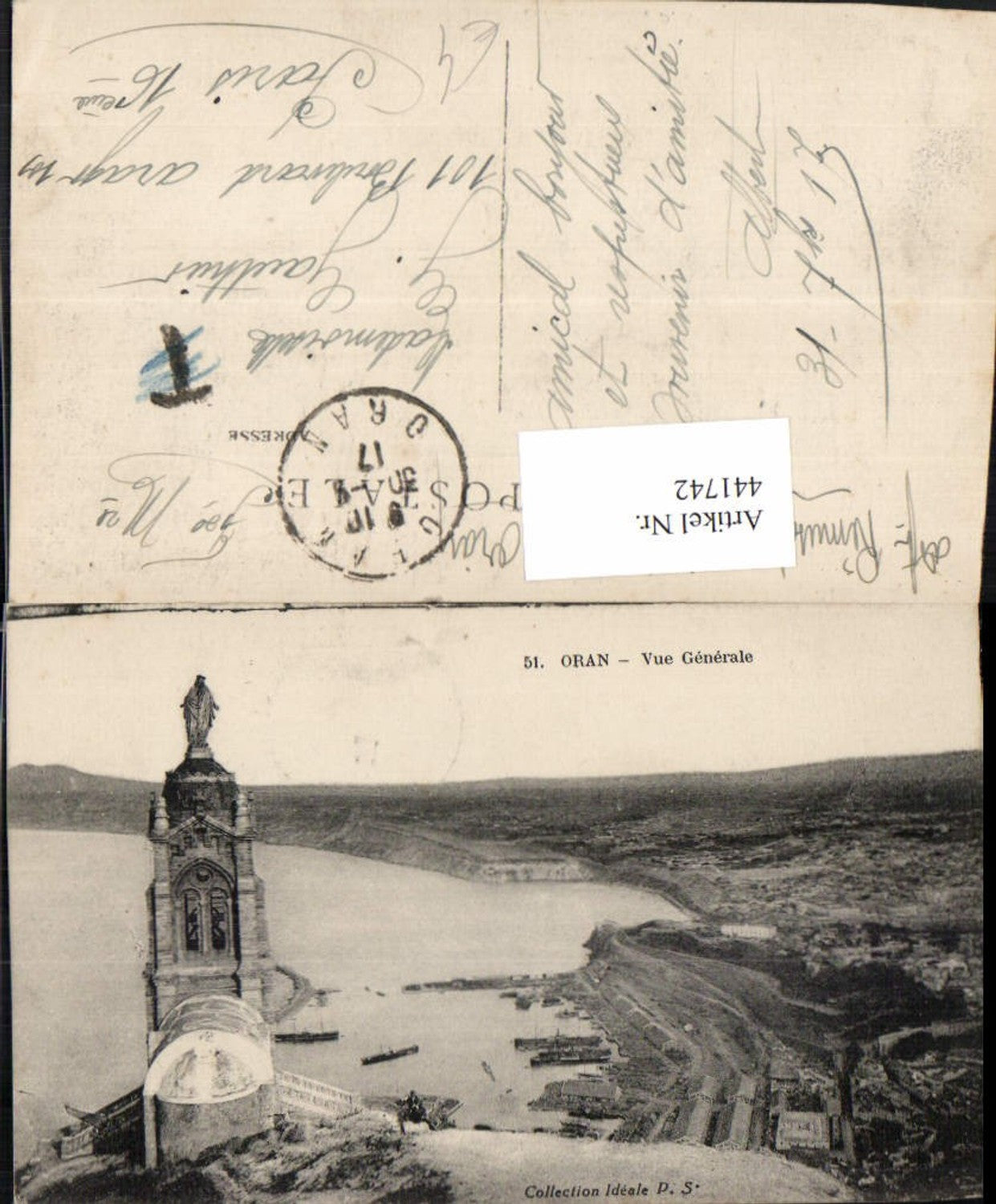 441742,Algeria Oran Vue Generale Totale Monument