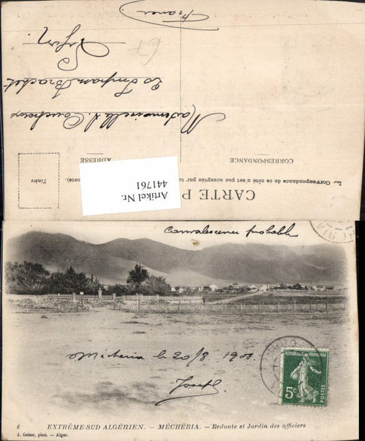 441761,Algeria Mecheria Redoute et Jardin des officiers Landschaft