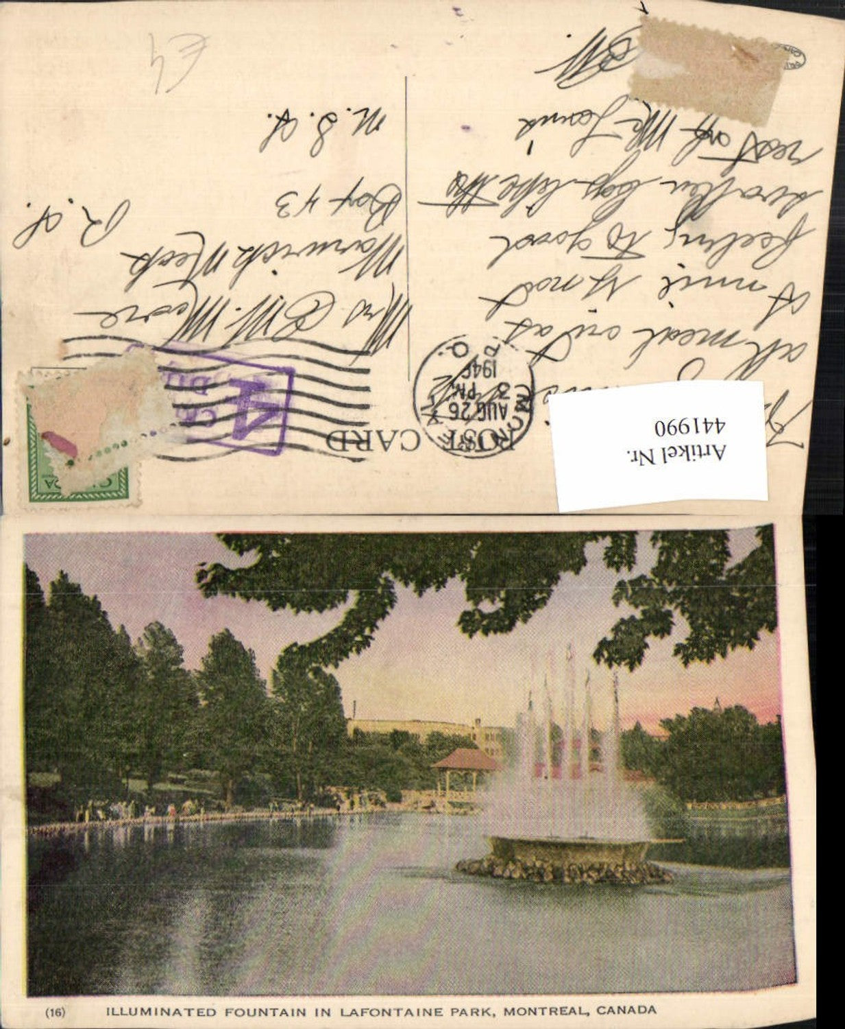 Alte Ansichtskarte – Old Postcard