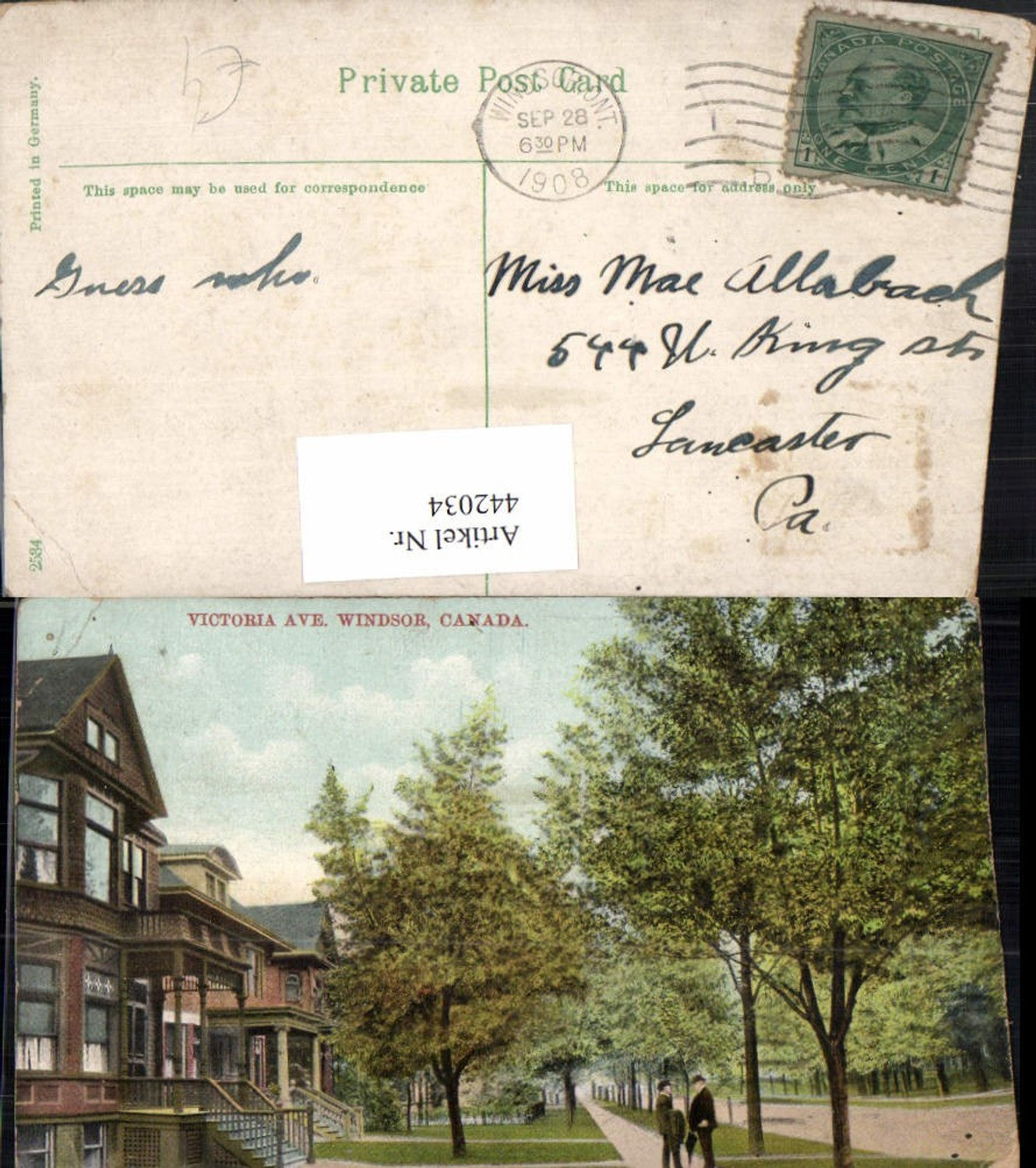 Alte Ansichtskarte – Old Postcard